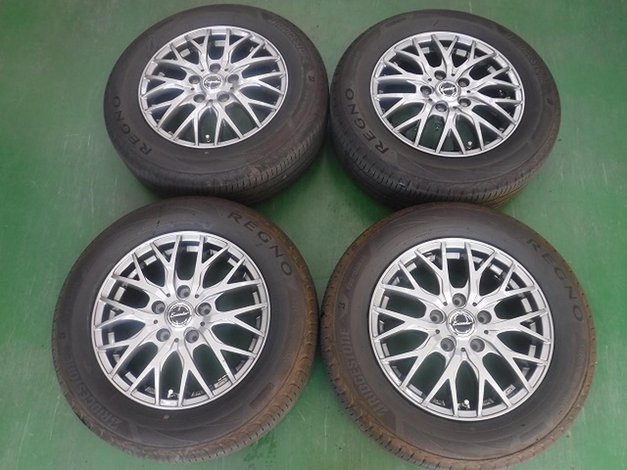 3HOT STUFF Exceeder Mesh aluminum + BRIDGESTONE REGNO GR-XⅢ TypeRV