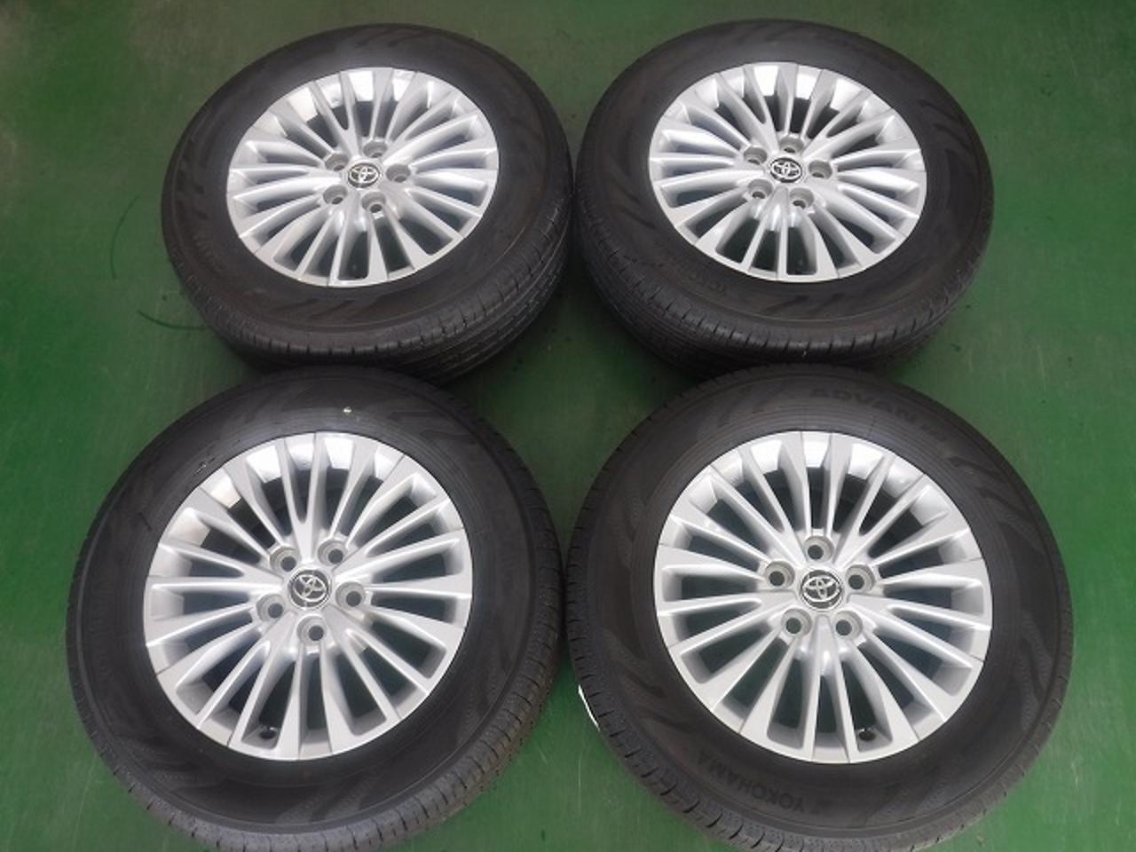 9 Toyota genuine 40 series Alphard/Vellfire genuine spoke aluminum wheels + YOKOHAMA ADVAN 03
