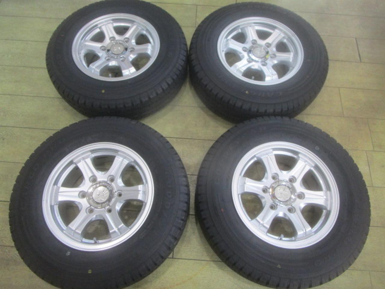 Brand new tires included!! Balanced!! weds KEELER FIELD + GOODYEAR CARGO PRO
