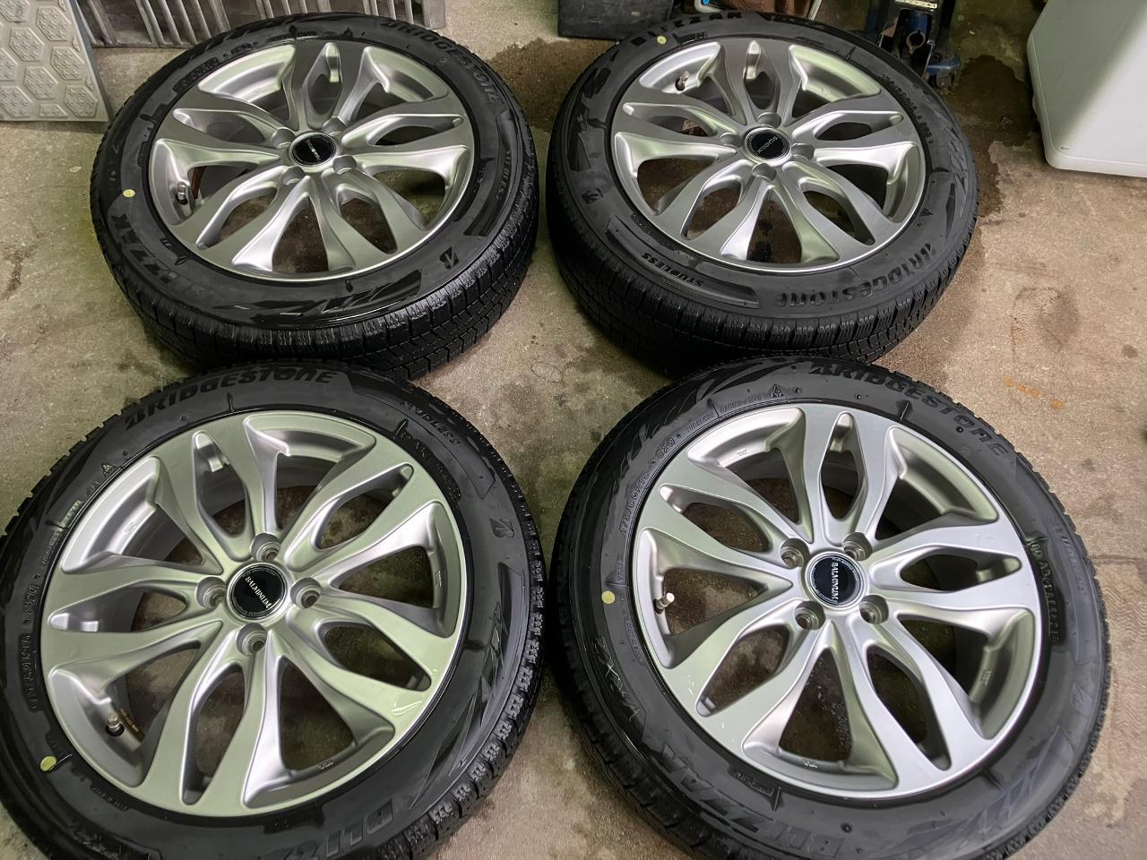 BRIDGESTONE BALMINUM Spoke wheels + BRIDGESTONE BLIZZAK VRX2