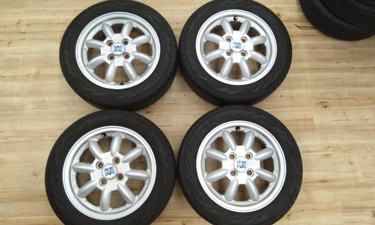 Daihatsu genuine Genuine Daihatsu parts MINILITE Alloy Wheels + YOKOHAMA YOKOHAMA BluEarth-RV RV03CK