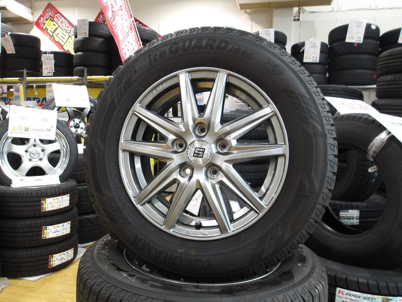 SEIN Spoke wheels + YOKOHAMA ice GUARD iG60