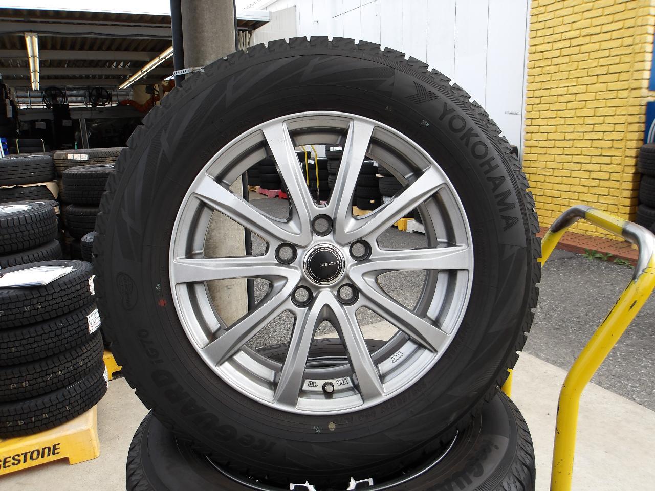 YOKOHAMA MILLOUS Spoke wheels + YOKOHAMA ice GUARD iG70