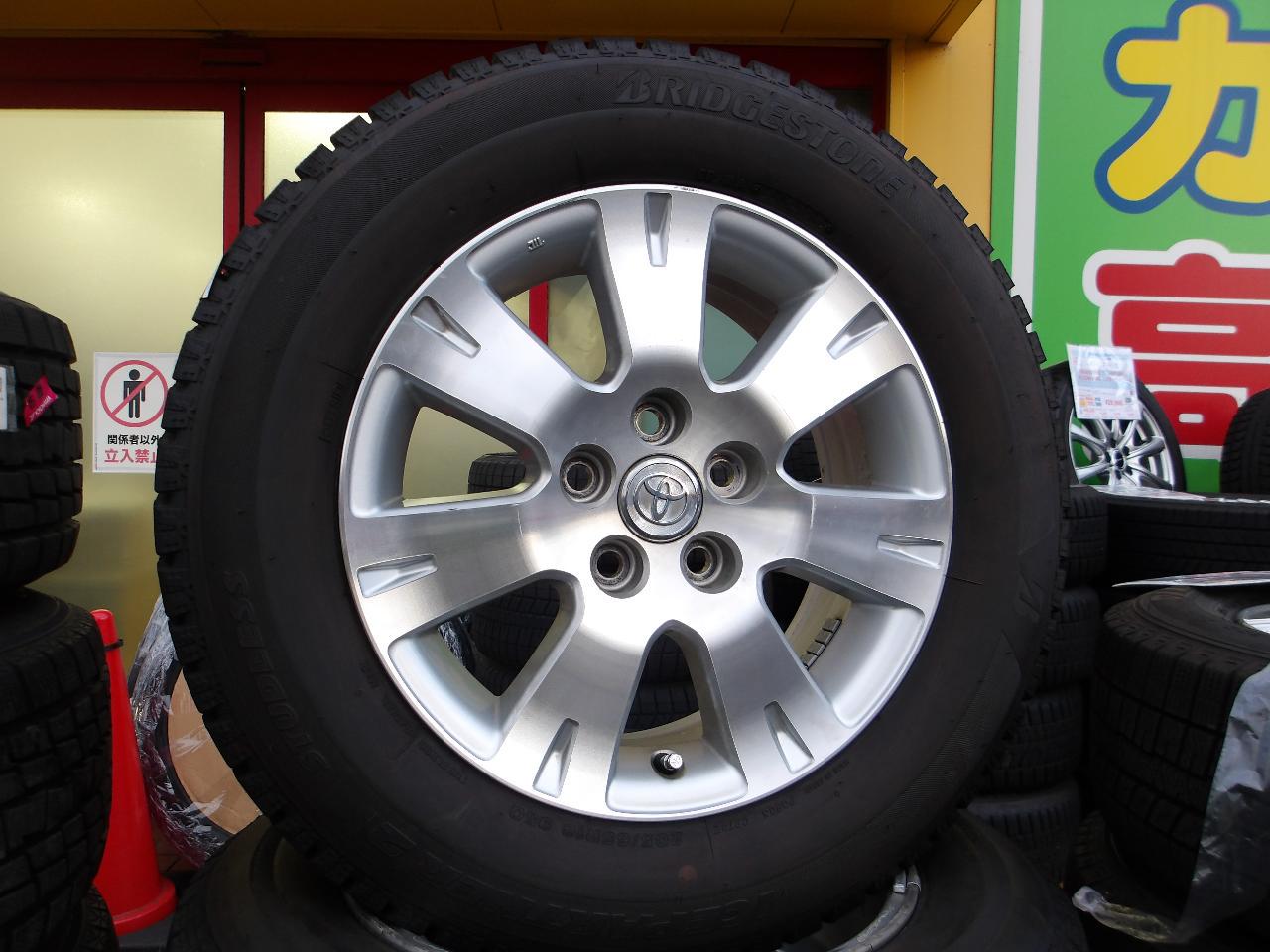 Toyota genuine Alphard 10 Series genuine wheels + BRIDGESTONE ICEPARTNER 2