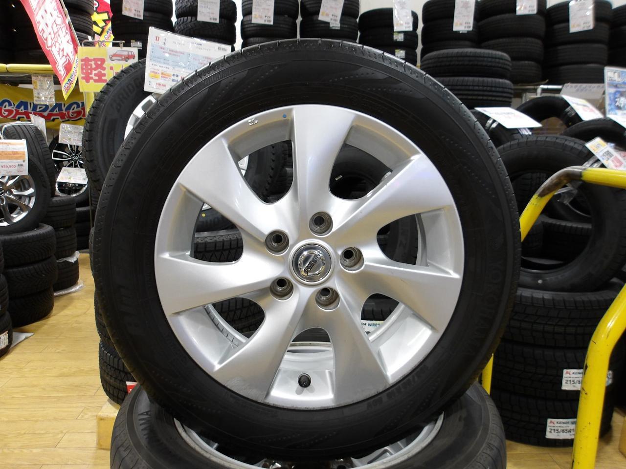 Nissan genuine Serena C26 original wheel + YOKOHAMA BluEarth-RV RV03