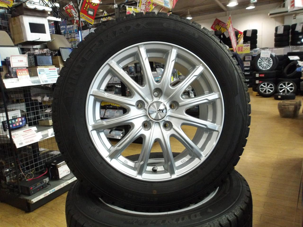 weds ENCOUGAR Spoke wheels + DUNLOP WINTERMAXX WM02
