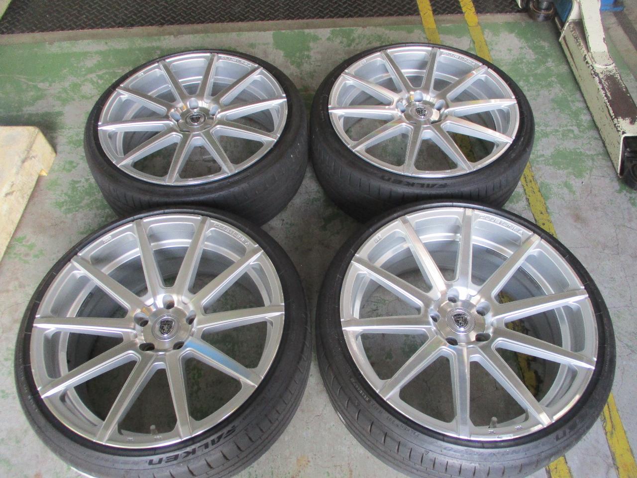CRIMSON CLUB LINEA MALDINI FF + FALKEN AZENIS FK520L 225 / 35ZR20 90Y XL + 255 / 30ZR20
