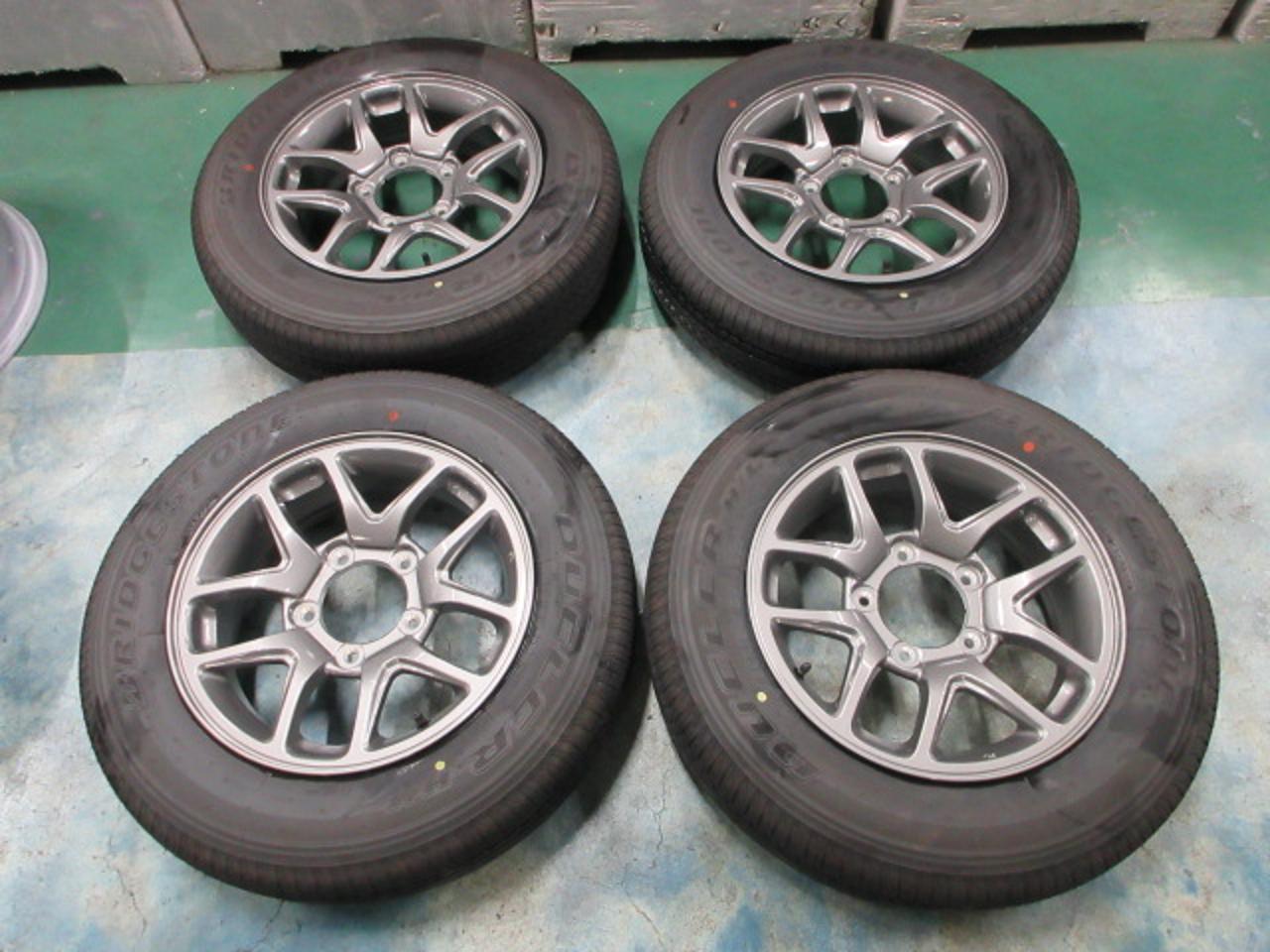 Genuine Suzuki parts JB64W / Jimny Original wheel + BRIDGESTONE DUELER H / L 175 / 80R16