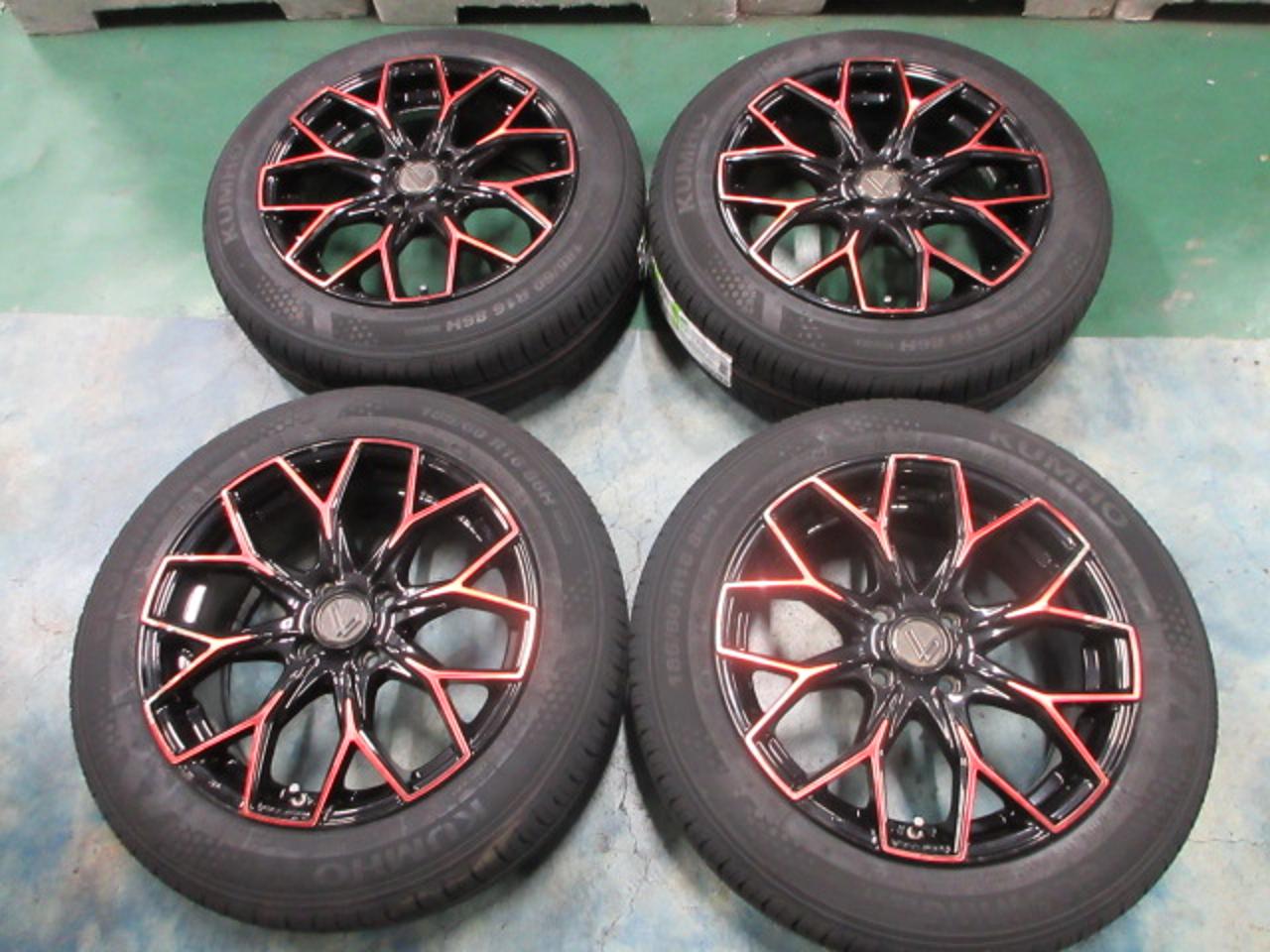 LENSO SMC Mesh type wheel + KUMHO ECOWING ES31 185 / 60R16 86H