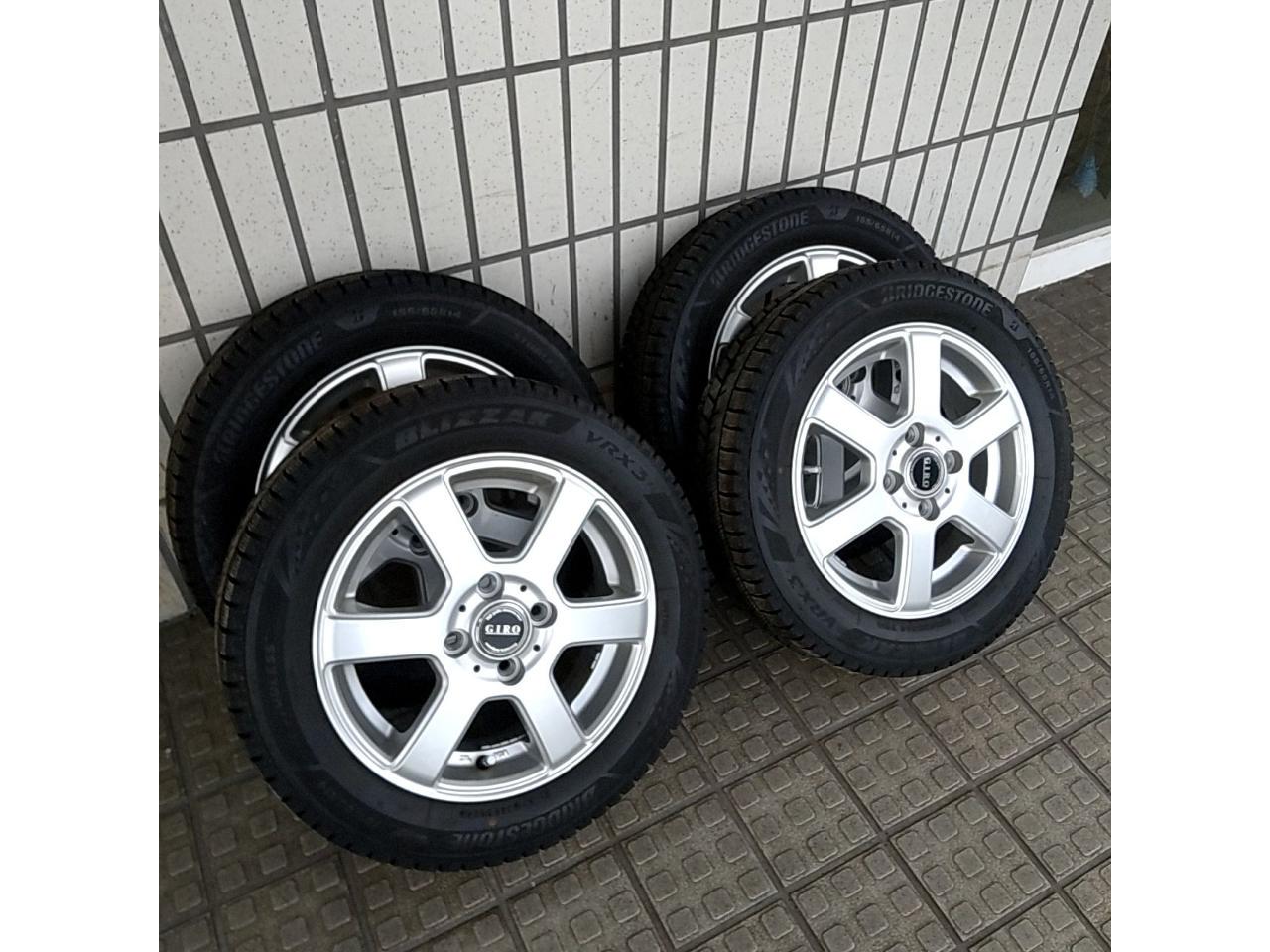 BRIDGESTONE GIRO + BRIDGESTONE BLIZZAK VRX3