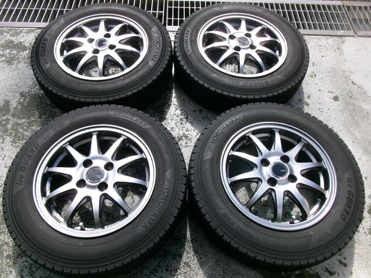 JAPAN SANYO ZACK JP202 + YOKOHAMA iceGAURD iG91 155 / 80R14