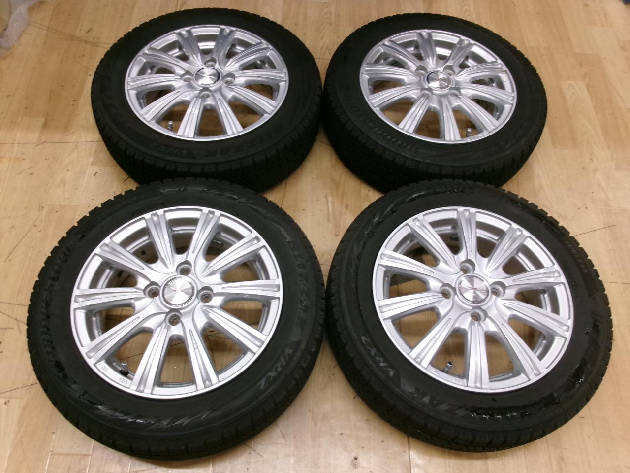 weds JOKER STR + BRIDGESTONE BLIZZAK VRX2 155 / 65R14