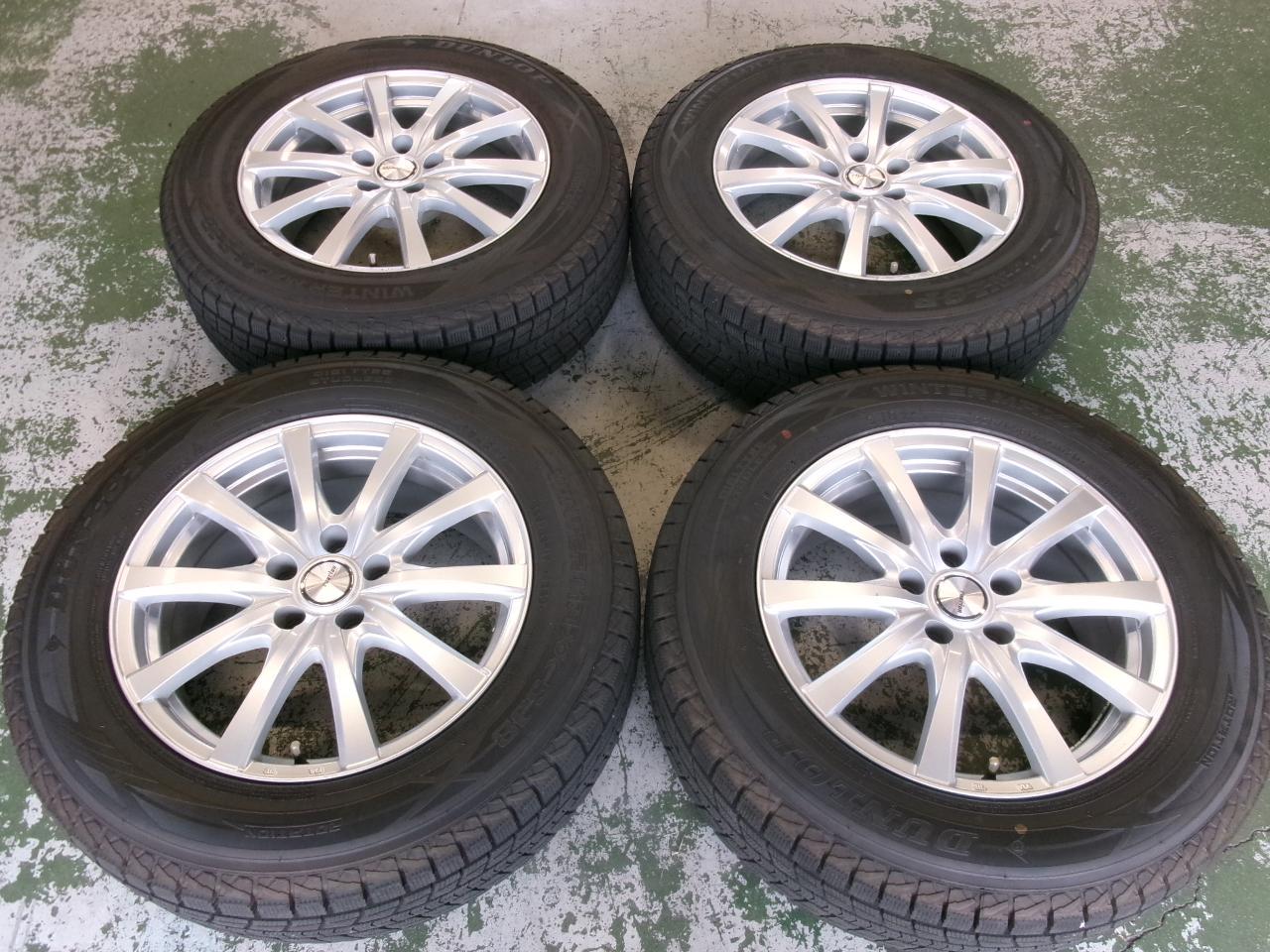 weds ravirion RS01 + DUNLOP WINTER MAXX SJ8 + 225 / 65R17