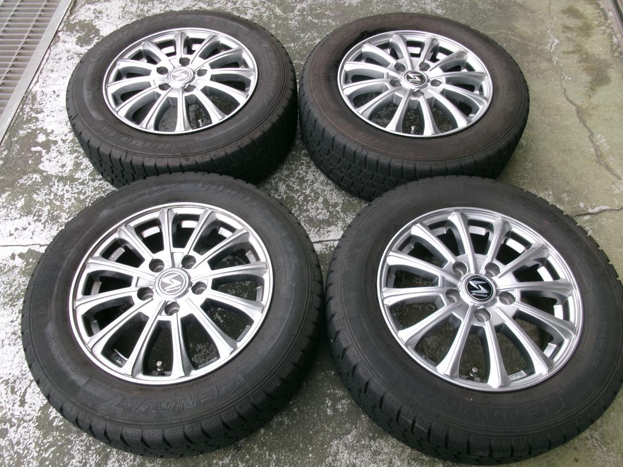 bargain BilletStarJapan Strategy KSII + GOODYEAR ICENAVI 7 195 / 65R15