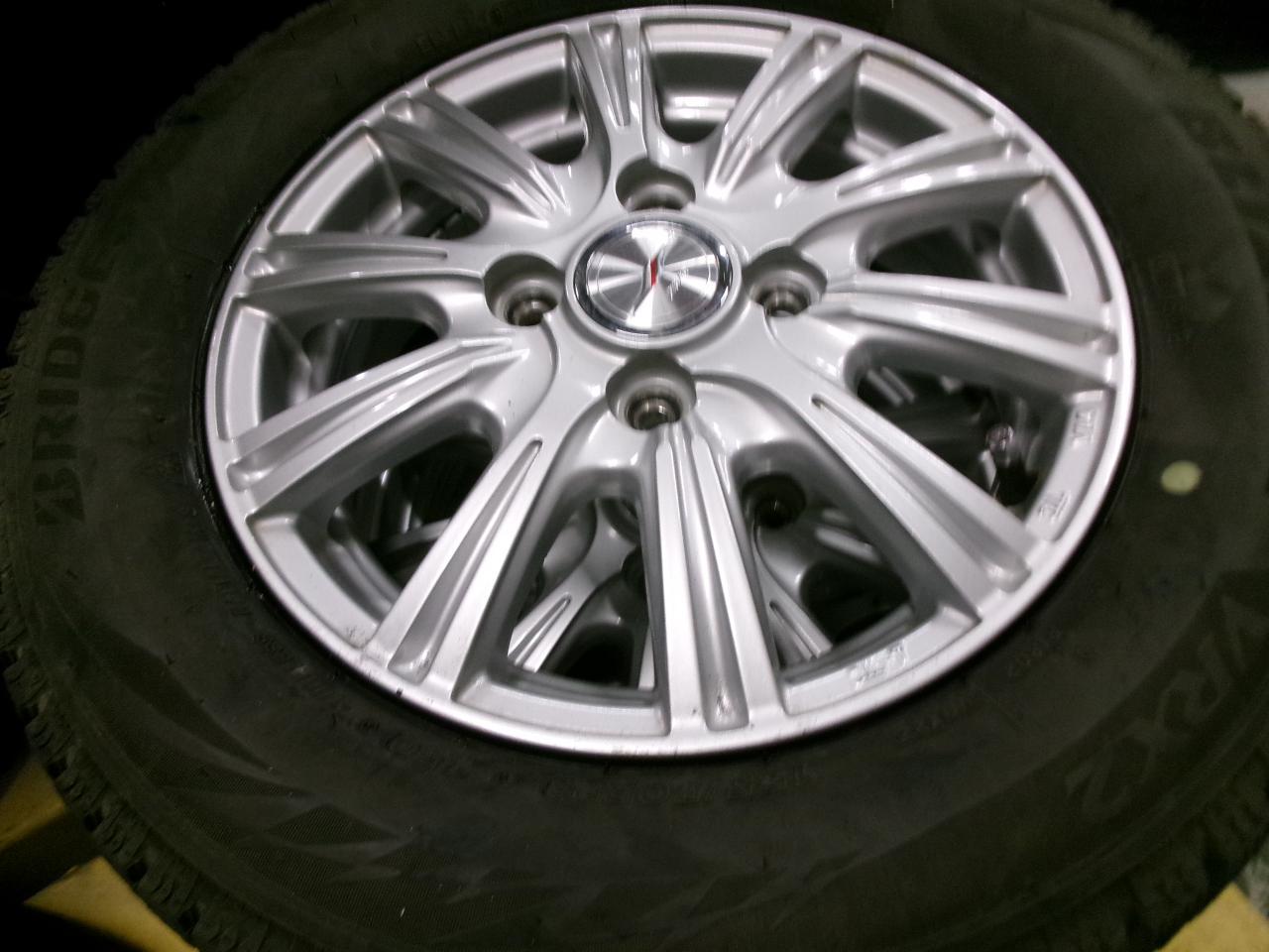 weds JOKER STIR + BRIDGESTONE BLIZZAK VRX2 155 / 70R13