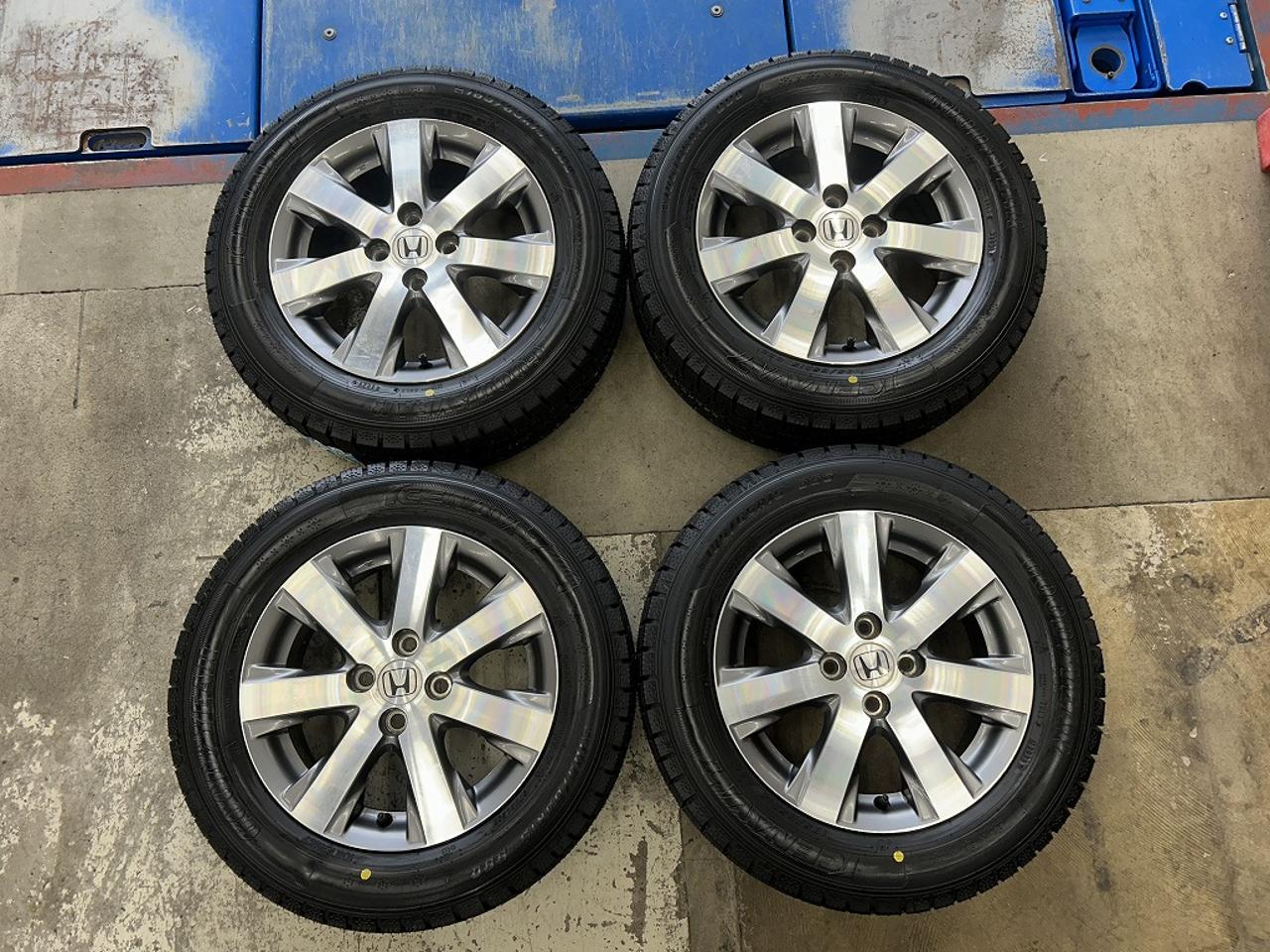 HONDA with unused tires GB-type Freed genuine wheels + GOODYEAR ICENAVI 7 185 / 65R15 81Q