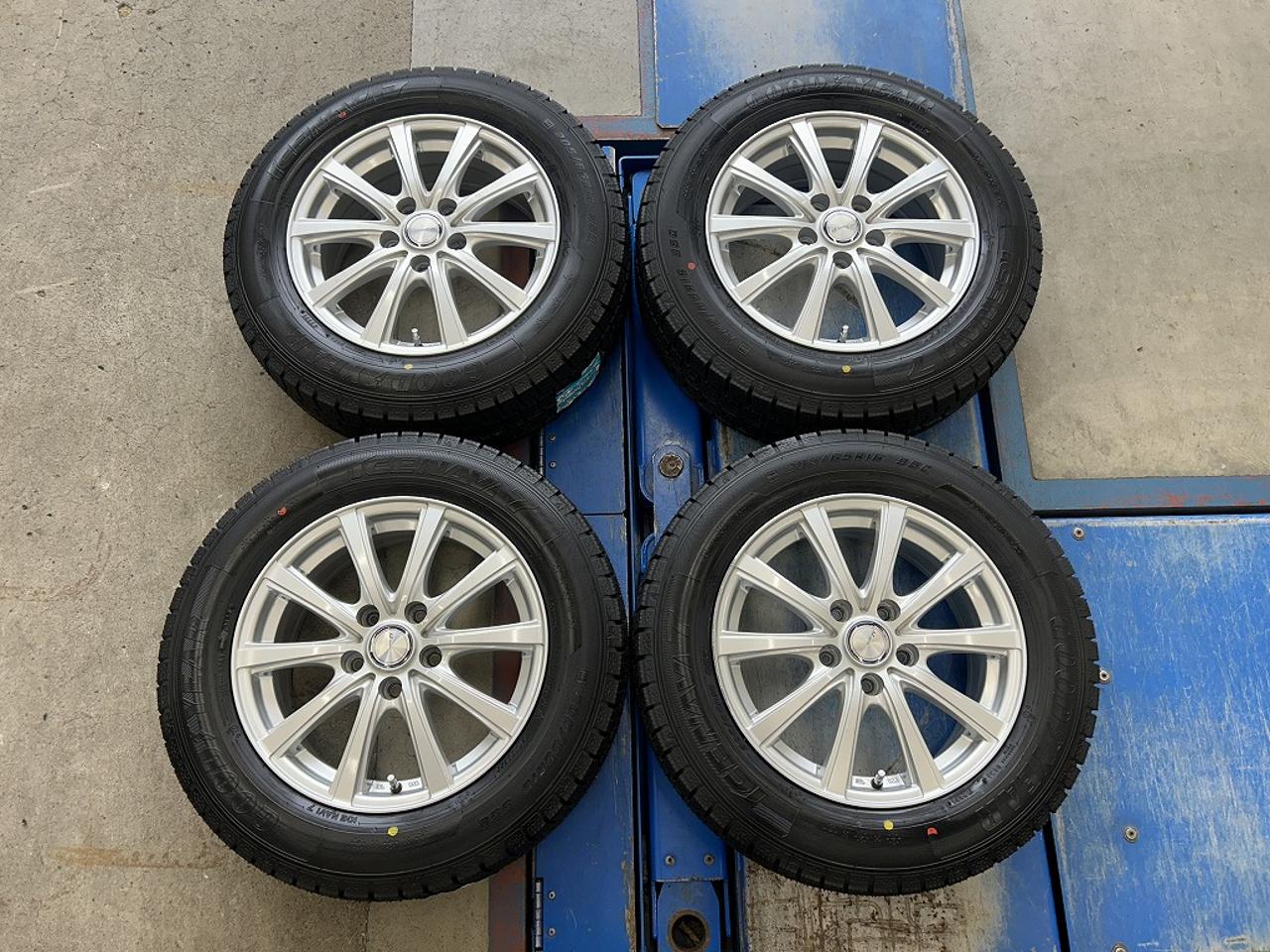 INTER with unused tires MILANO AZ SPORT + GOODYEAR ICENAVI 7 205 / 65R16 95Q