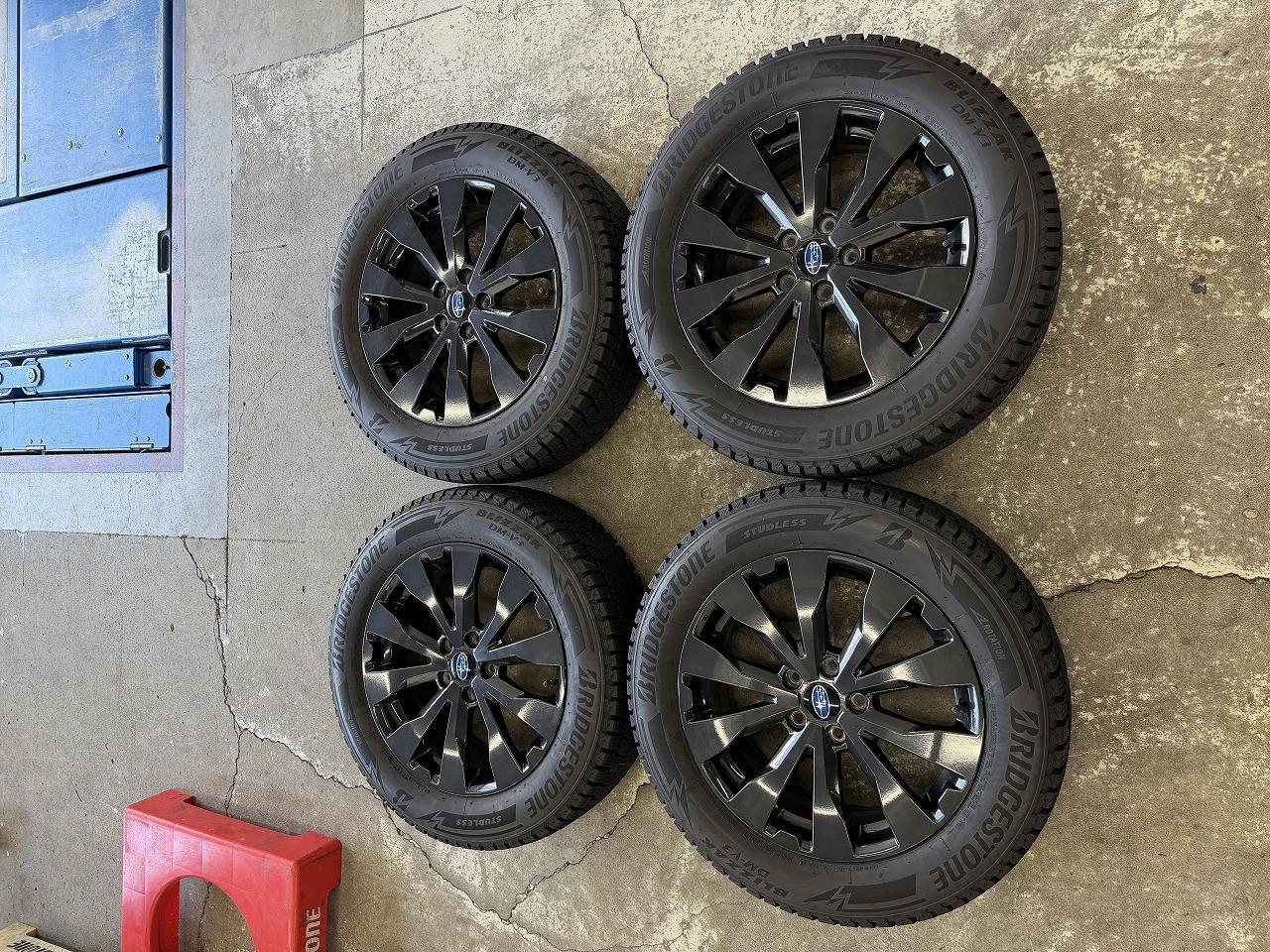 SUBARU Legacy Outback BT X BREAK Original wheel + BRIDGESTONE BLIZZAK DM-V3 225 / 60R18 100Q