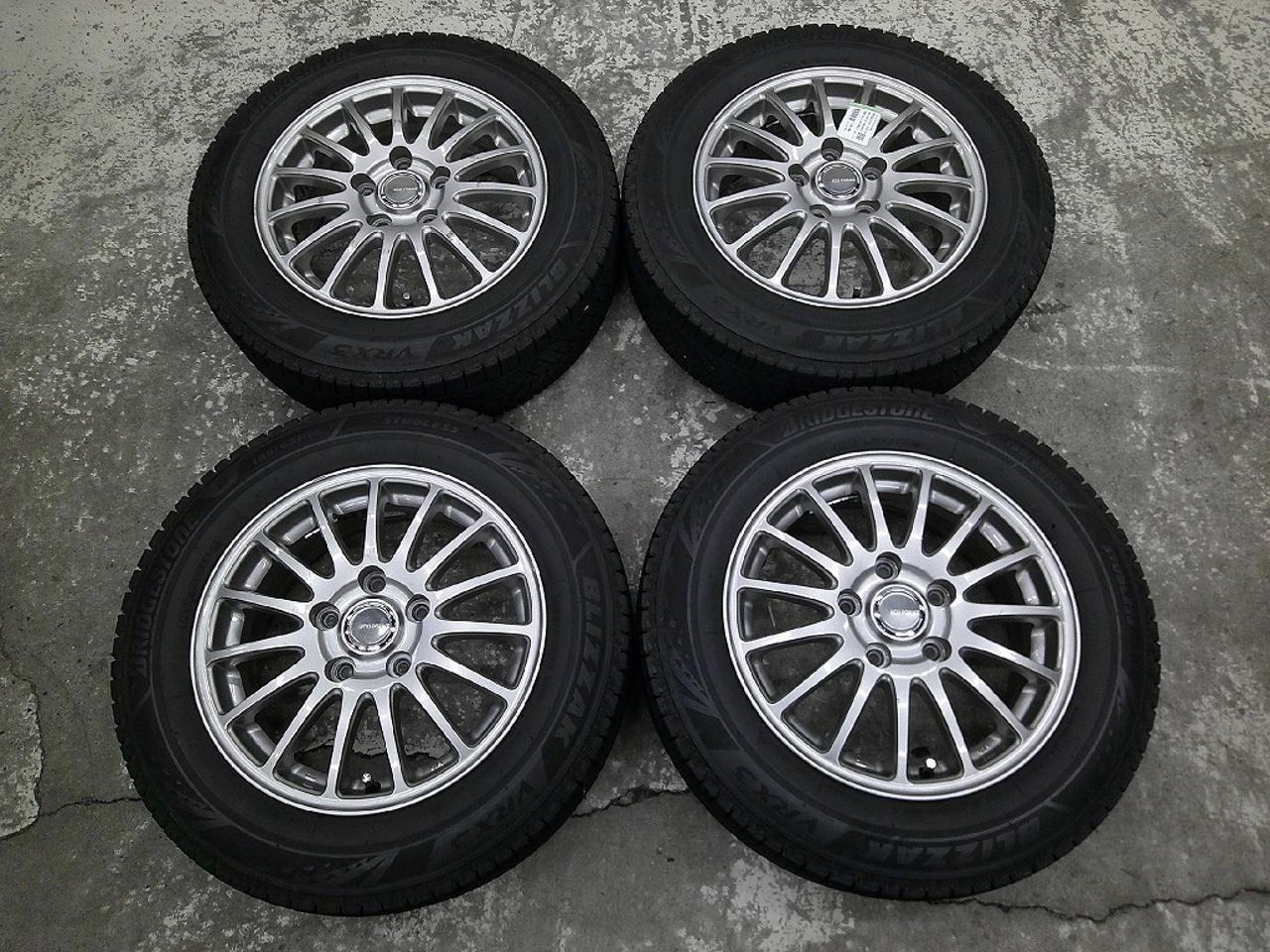 BRIDGESTONE ECO FORME CRS 12 + BRIDGESTONE BLIZZAK VRX3 185 / 65R15 88Q
