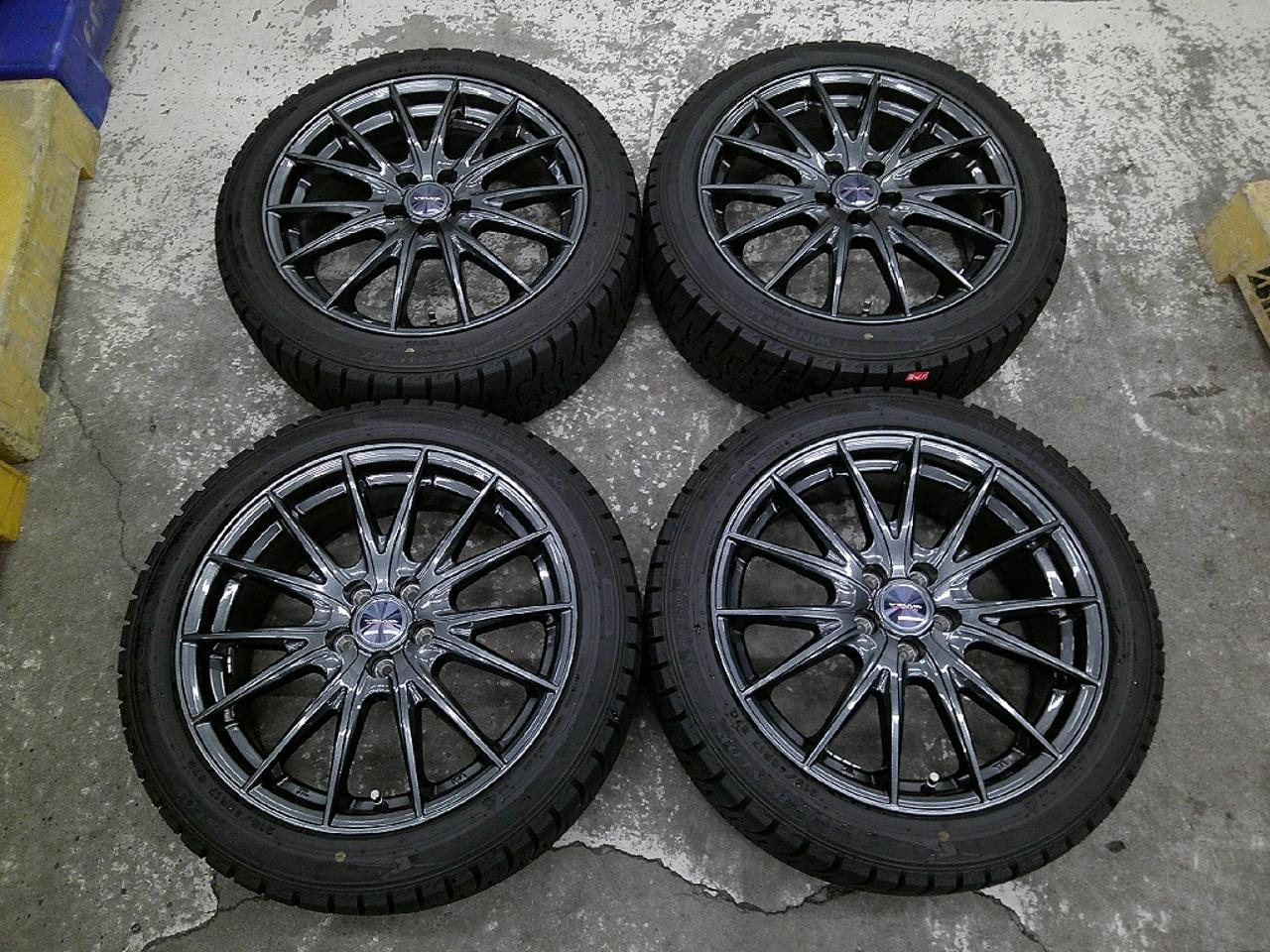 Comes with newer tires with plenty of tread left!! weds VELVA SPORT + DUNLOP WINNTERMAXX WM02 215 / 45R17 78Q