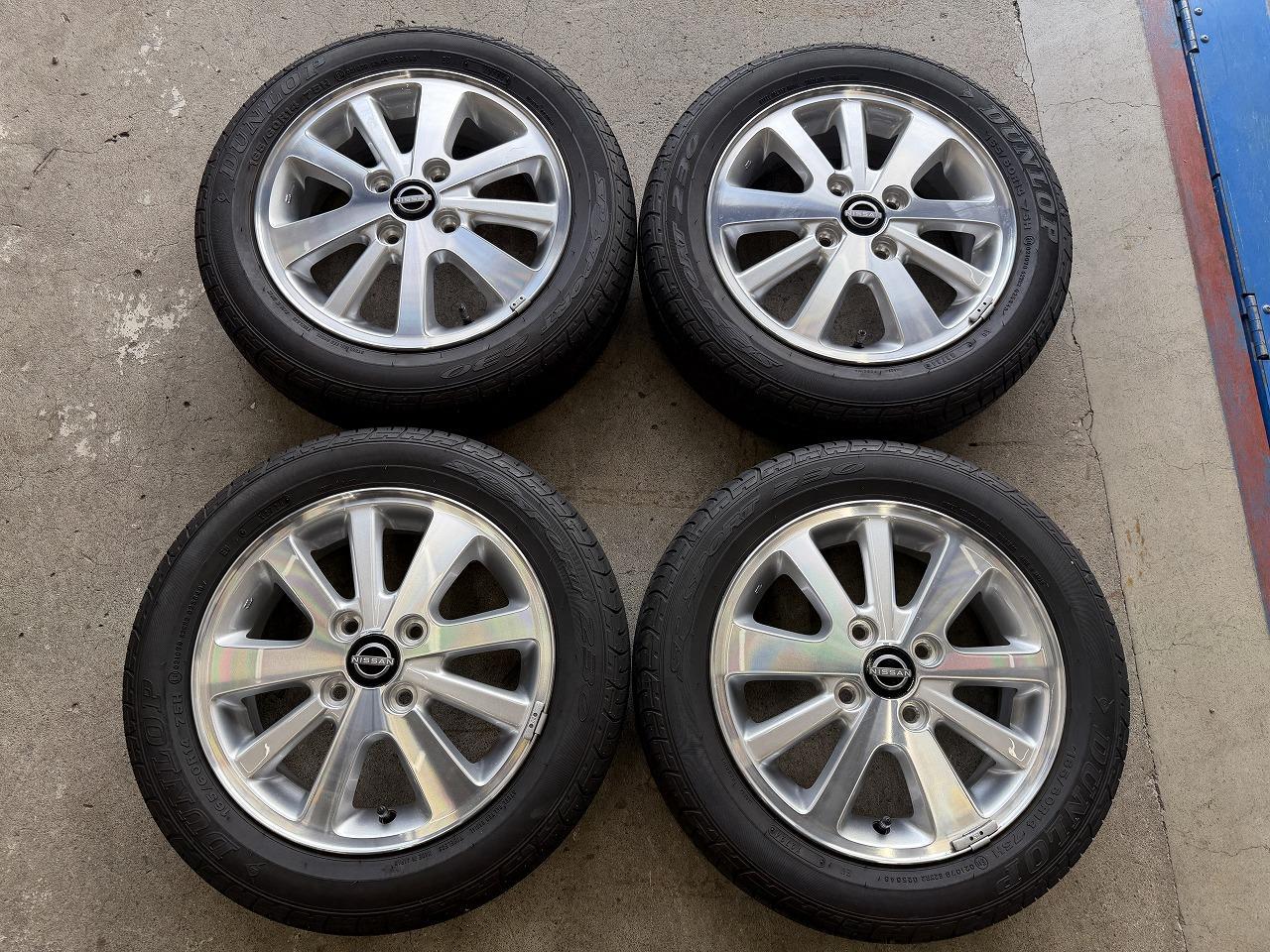 Nissan Clipper Rio Original wheel + DUNLOP SPSPORT230 165 / 60R14 75H