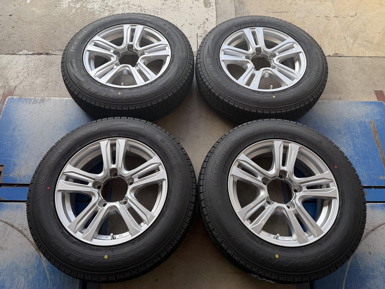 Set with new tires YOKOHAMA YFC Ripresa S2 + GOODYEAR ICE NAVI SUV 175 / 80R16 91Q