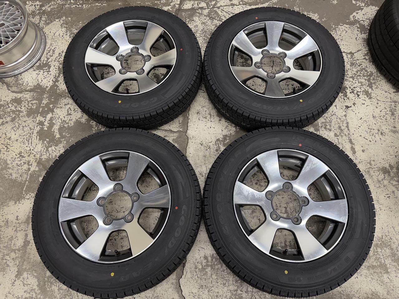 Unused set with tire SUZUKI JB23 Jimny Cross Adventure genuine wheels + GOODYEAR ICE NAVI SUV 175 / 80R16 91Q