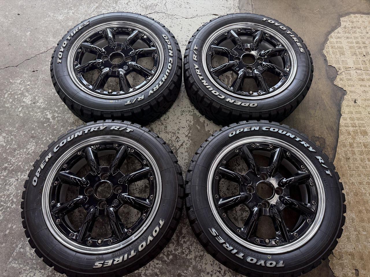 watanabe
EIGHT
SPOKE
RS-8
TYPE
B
+
TOYO
OPEN
COUNTRY
R / T
165 / 60R15
77Q