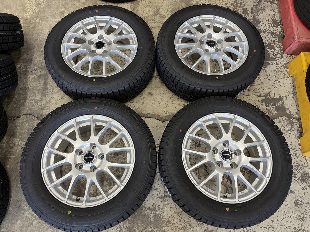 Set with new tires BRIDGESTONE TOPRUN M7 + GOODYEAR ICE NAVI Eight 205 / 60R16 96Q