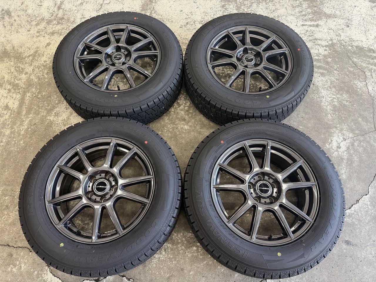 Set with new tires AUTO WAY EMBELY S10 + GOODYEAR ICE NAVI SUV 225 / 65R17 102Q