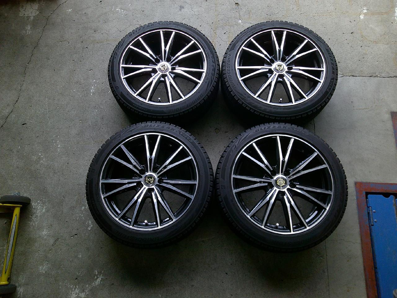 weds RIZLEY DK + BRIDGESTONE BLIZZAK VRX2 225 / 45R18 91Q
