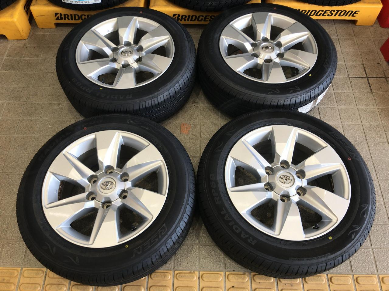 TOYOTA 150 series Land Cruiser Prado late genuine wheel + RISEN RP68