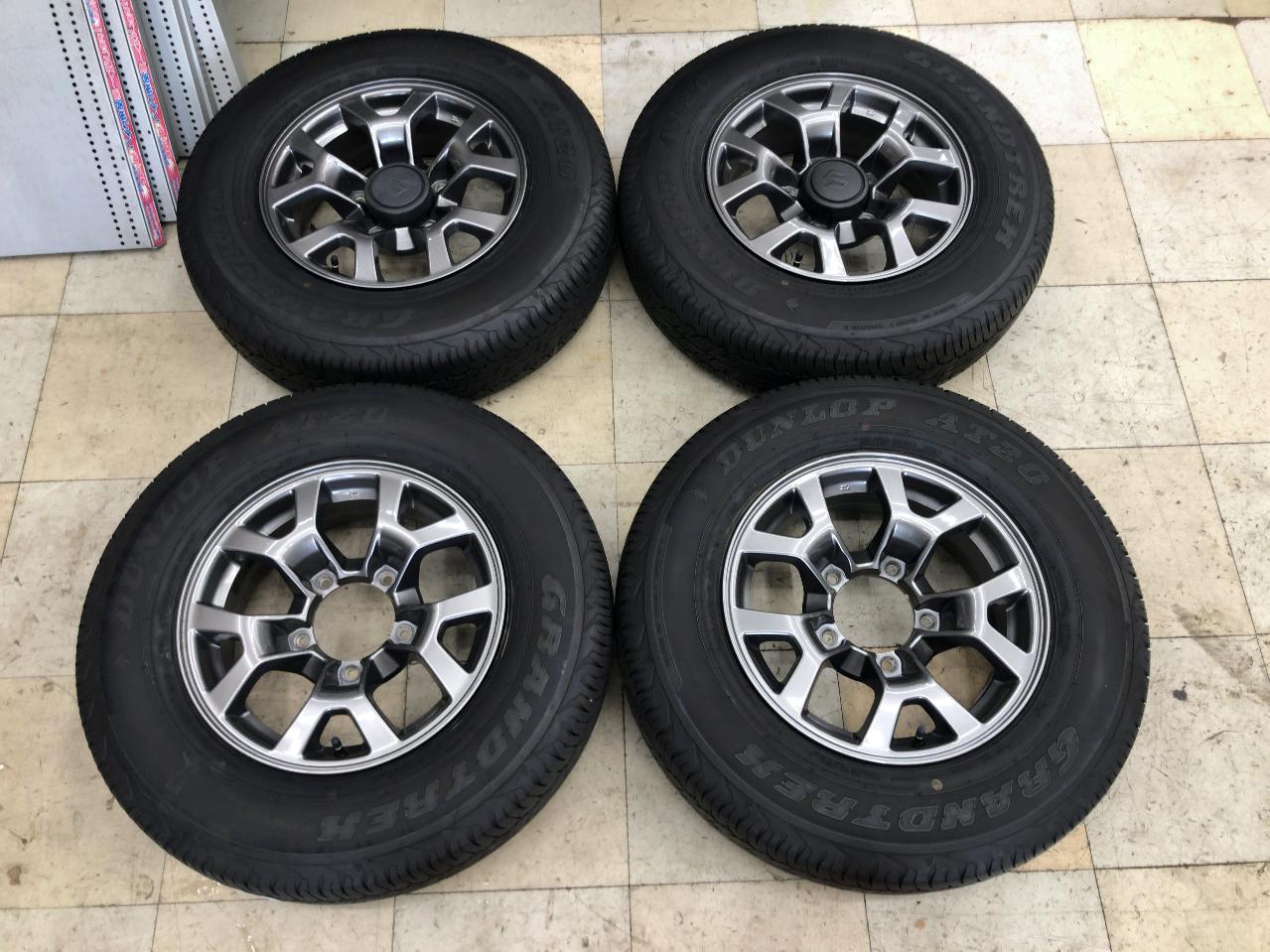 SUZUKI JB74W Jimny Sierra original wheel + DUNLOP GRANDTREK AT20