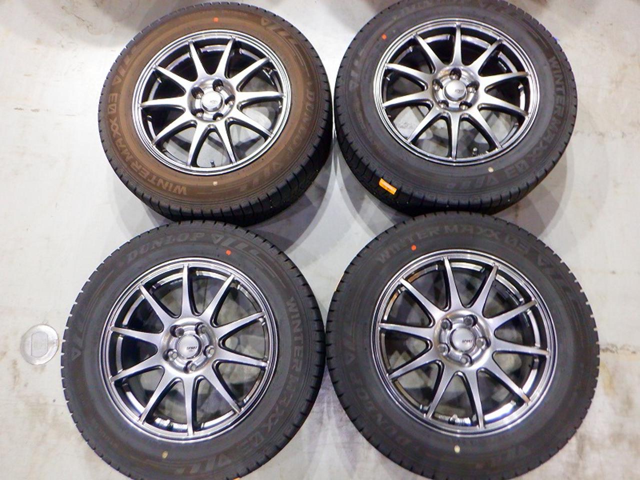 4PORT ABELIA 10 spoke + DUNLOP WINTERMAXX WM03 + DUNLOP WINTERMAXX WM03