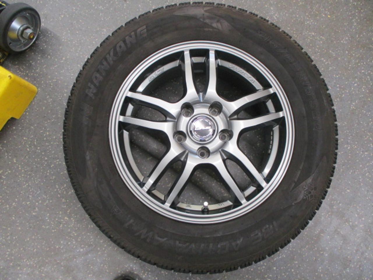 weds GYLE VIVAZA Twin 5-spoke + NANKANG ICE ACTIVA