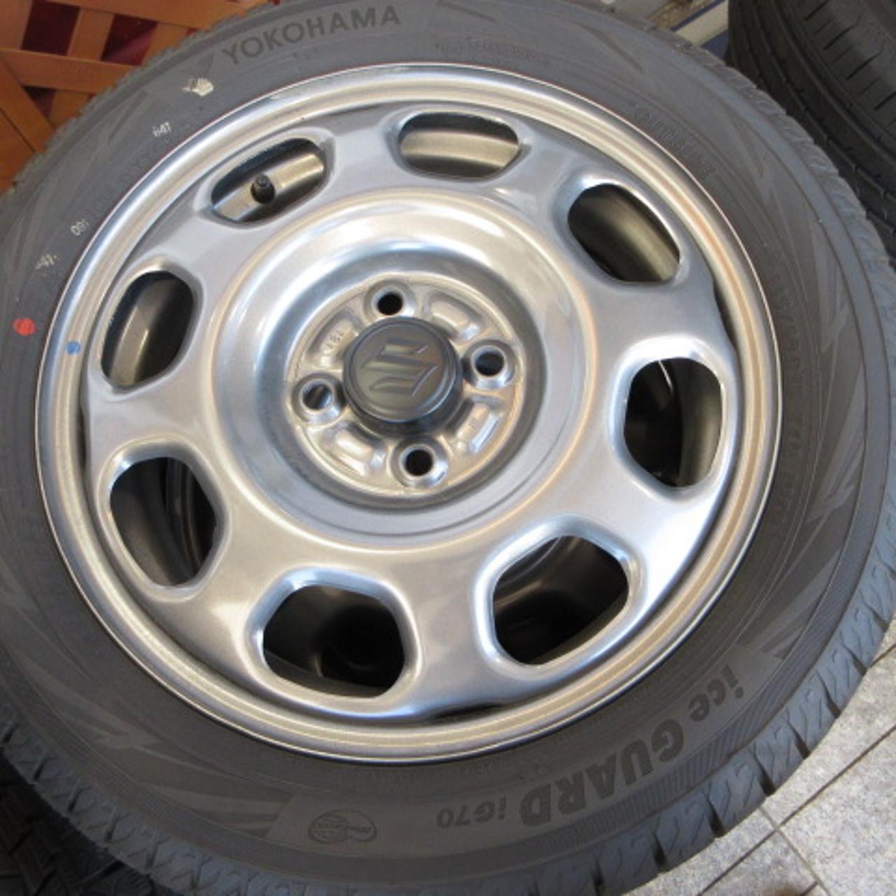 SUZUKI Hustler Genuine Steel wheel + YOKOHAMA iceGUARD iG70
