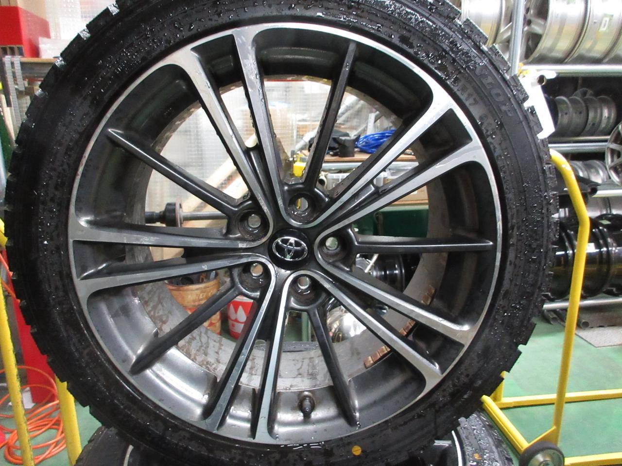 Toyota genuine FT86 ZN6 Genuine wheels + DUNLOP WINTERMAXX WM02