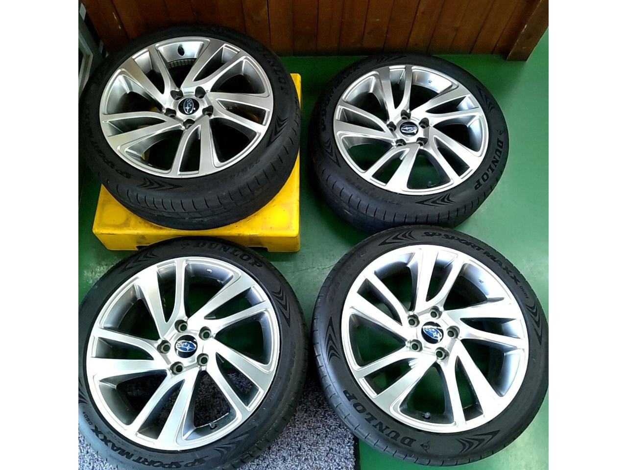 Subaru genuine parts Levorg/S4 genuine alloy wheels + DUNLOP SP SPORTMAXX 060