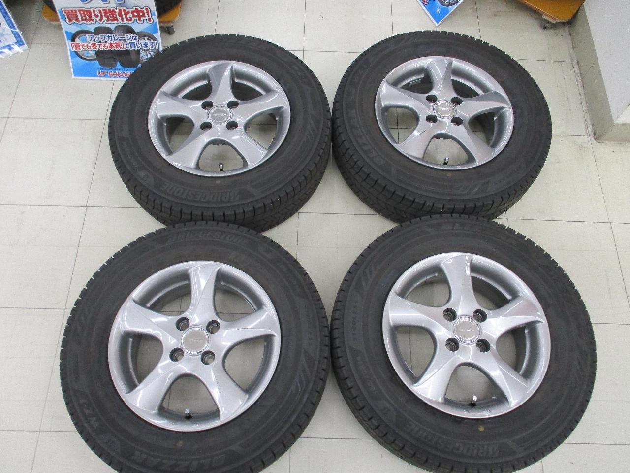 TOPRUN 5 spoke + BRIDGESTONE WZ-1 185 / 70R14