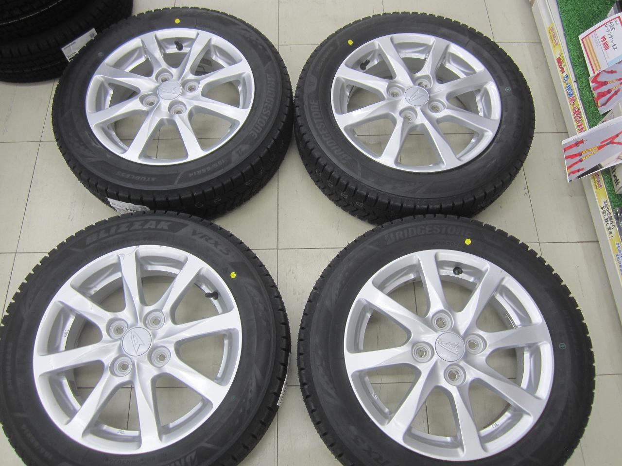 Daihatsu original wheel + BRIDGESTONE VRX3 155 / 65R14