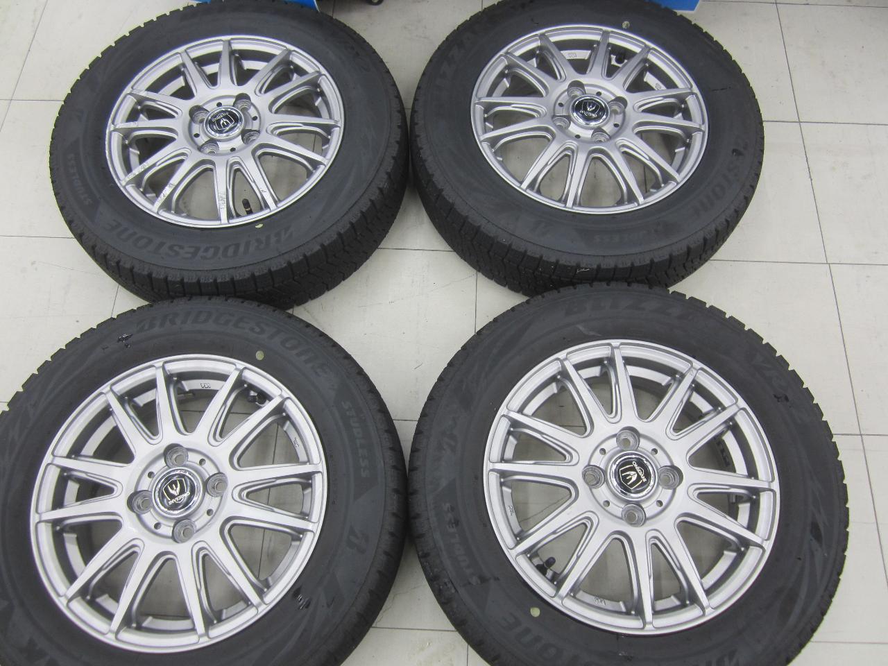 INVERNO 12-spoke + BRIDGESTONE VRX2 165 / 70R14