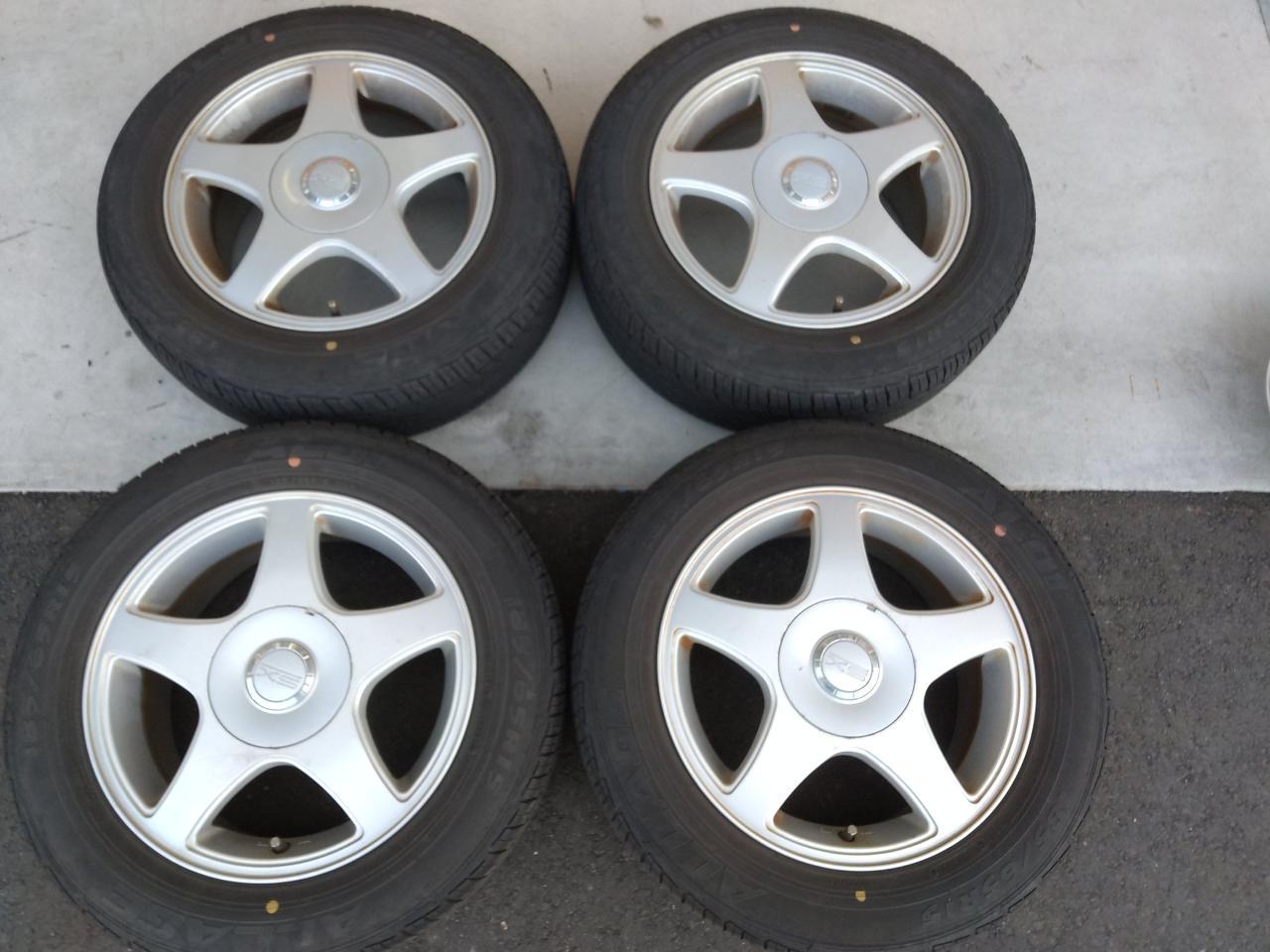 Autobacs Seven SX 5-spoke + ALLAGE AL01 185 / 65R15