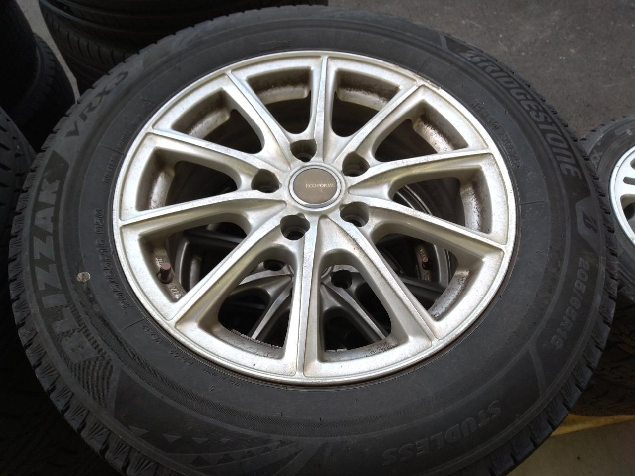 BRIDGESTONE ECO FORME+BRIDGESTONEBLIZZAK VRX3