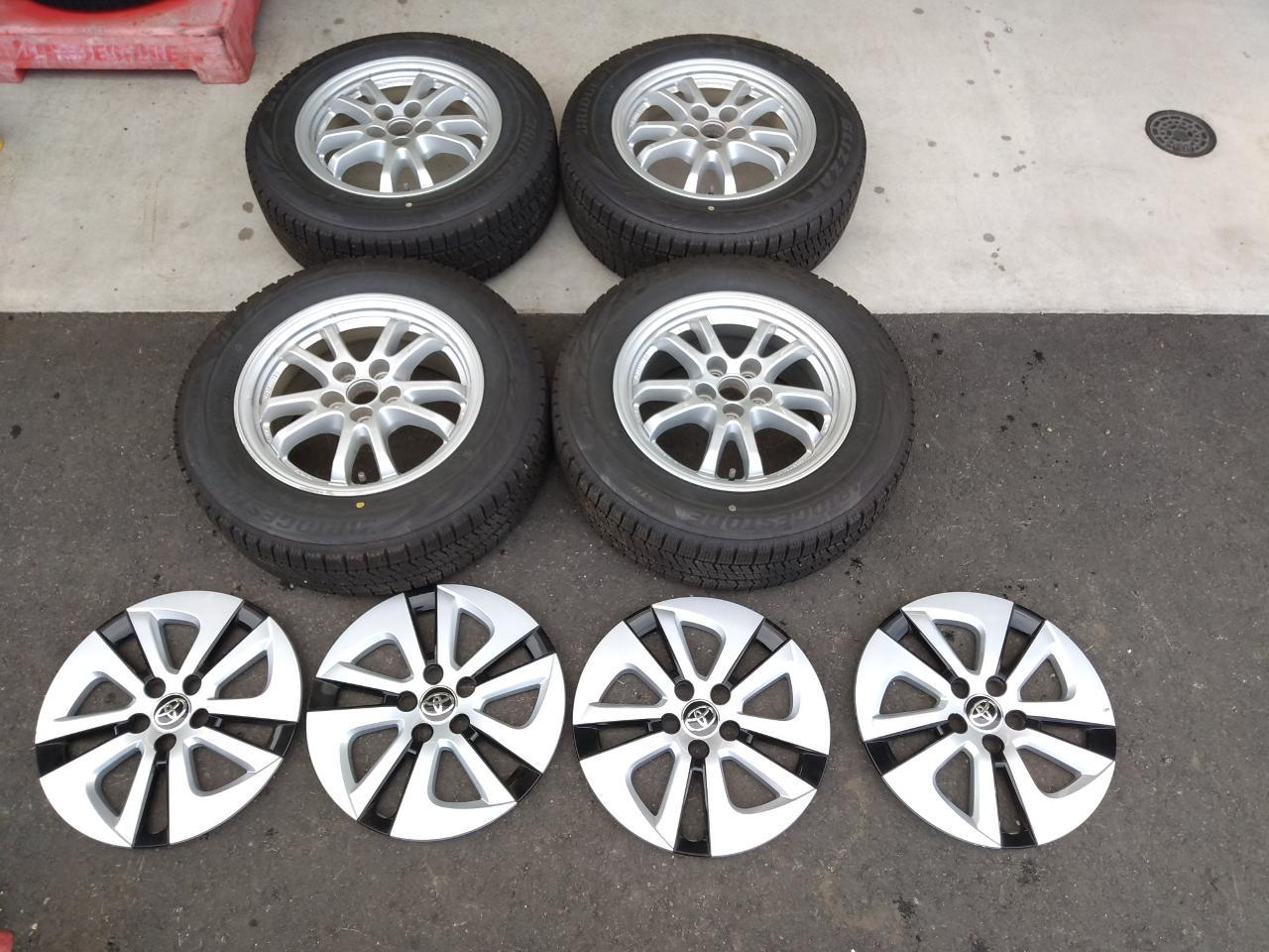 Toyota genuine parts 50 Prius genuine parts + BRIDGESTONE BLIZZAK VRX2 195 / 65R15
