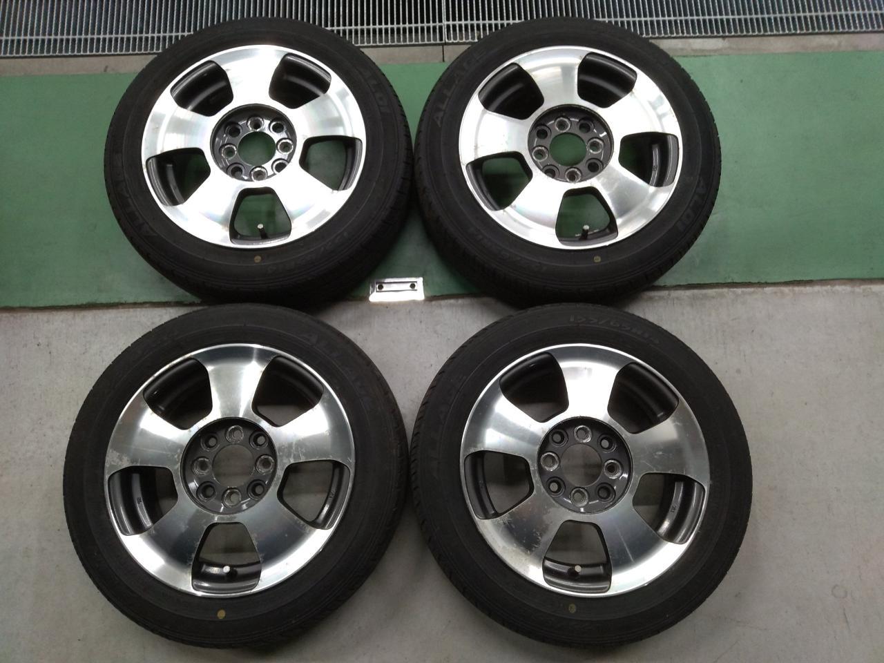 Other manufacturers unknown Dish wheels + Goodyear ALLAGE AL01 155 / 65R14