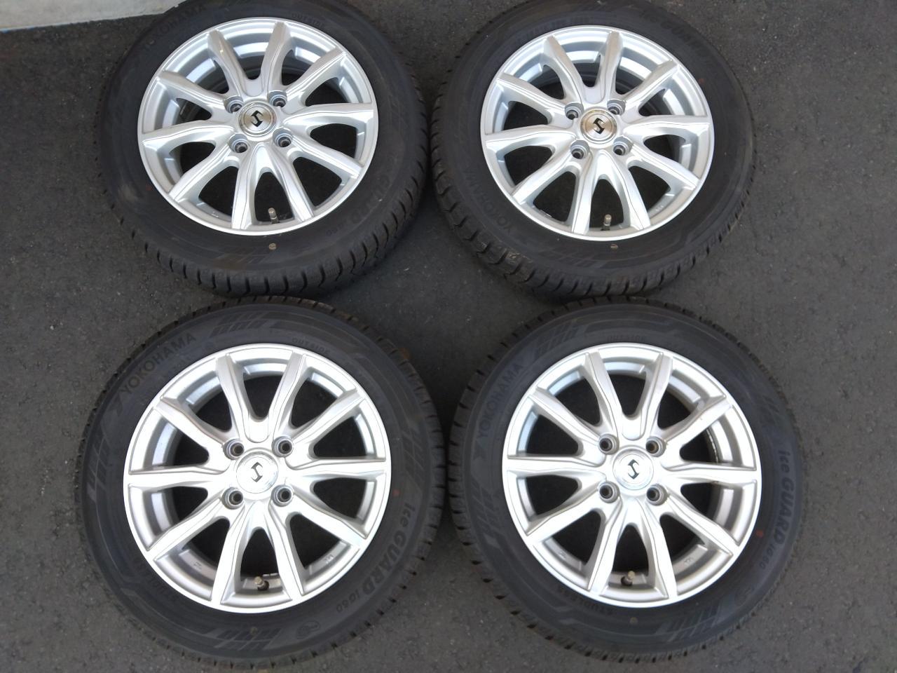 weds Secret Spoke + YOKOHAMAice GUARD iG60 155 / 65R14