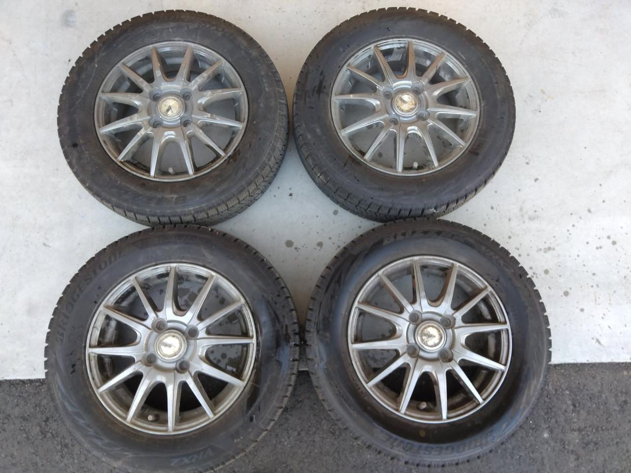 YOKOHAMA WEZEN 12-spoke + BRIDGESTONE BLIZZAK VRX2 155 / 70R13