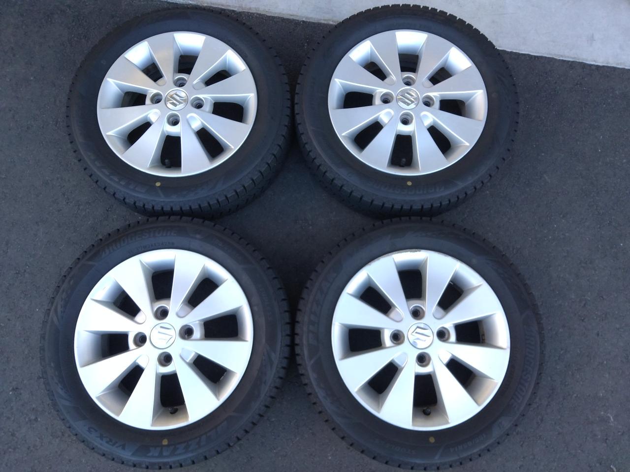 Suzuki genuine Wagon R genuine + BRIDGESTONE BLIZZAK VRX3 155 / 65R14