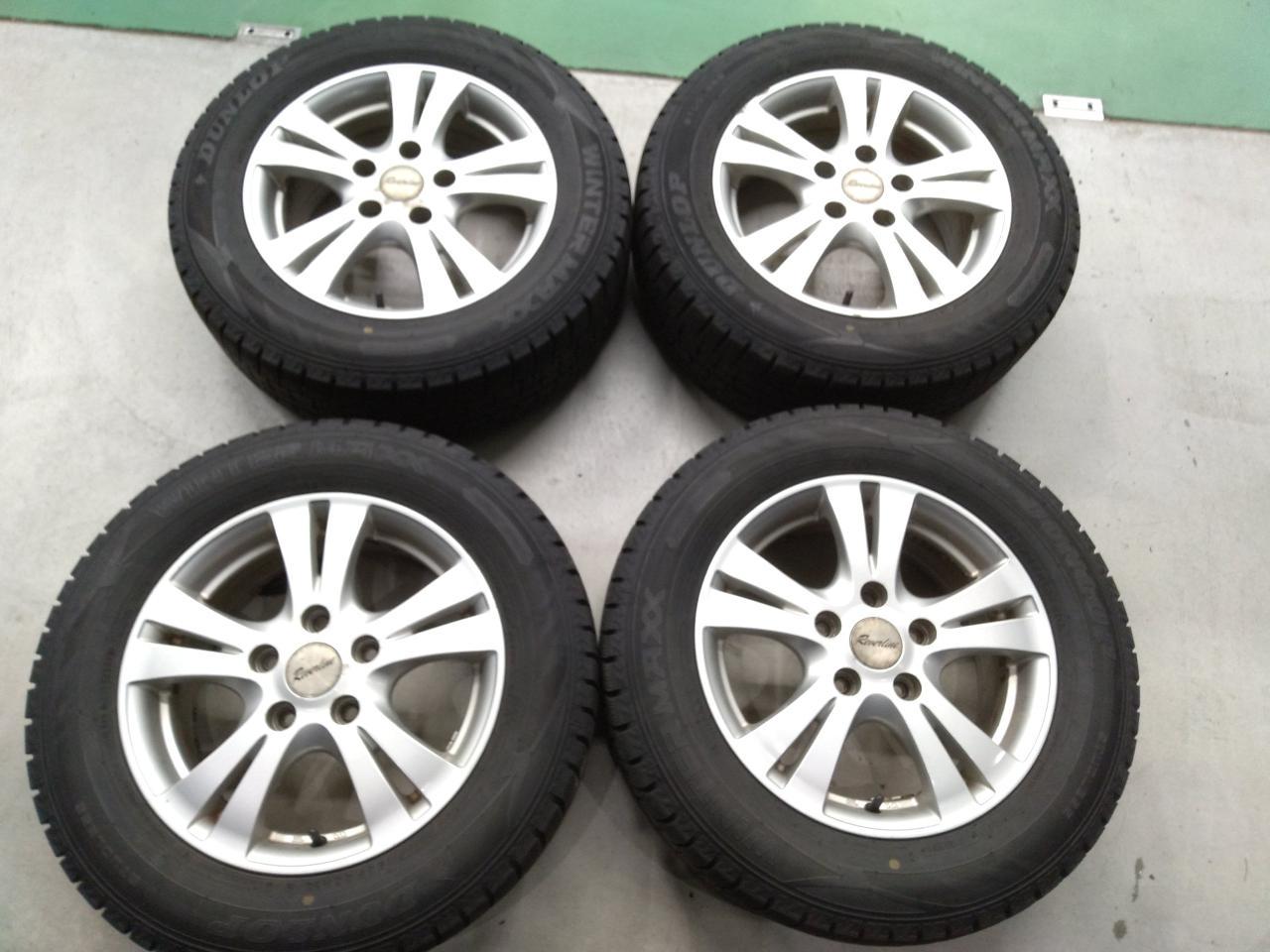 DUNLOP REVERLINE Spokes + DUNLOP WINTERMAXX WM02 195 / 65R15