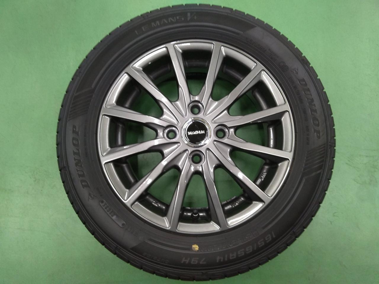 BRIDGESTONE BALMINUM + DUNLOP LE MANS V + 165 / 65R14